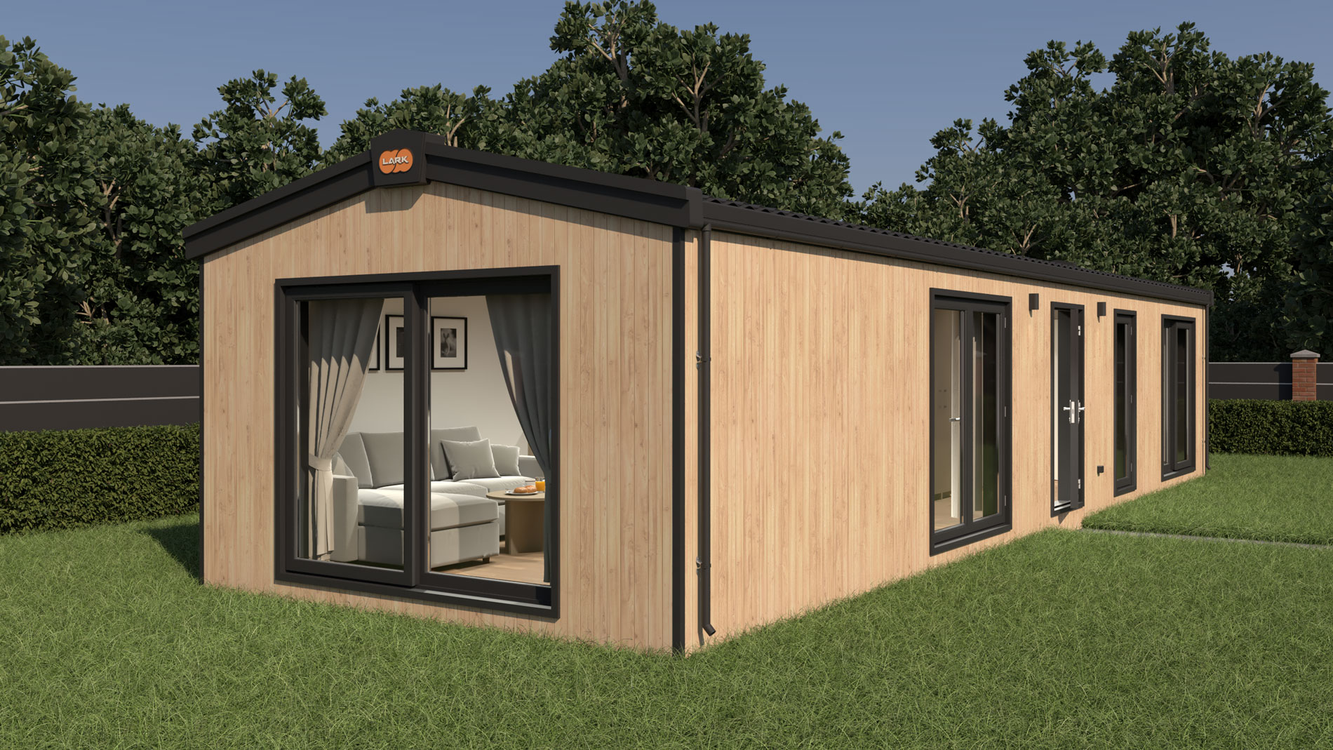 Hausmodell Chios in frontaler Außenansicht