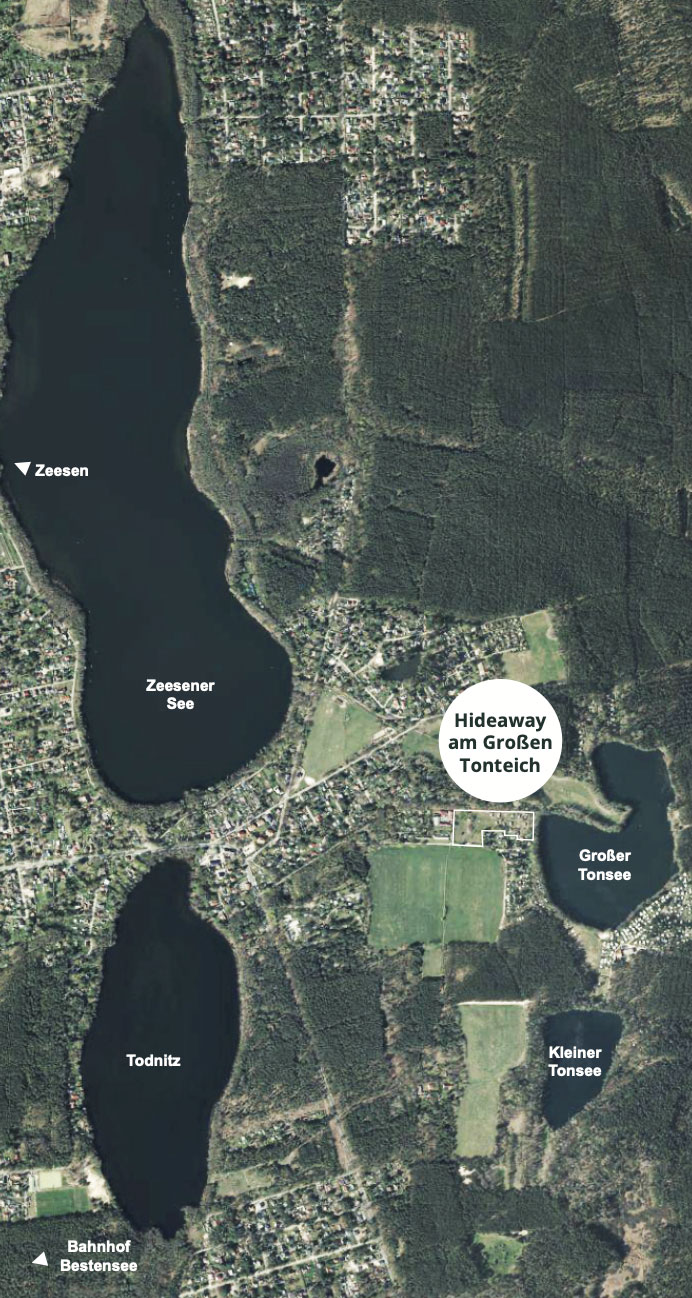 Darstellung der Mikrolage direkt am Großen Tonteich