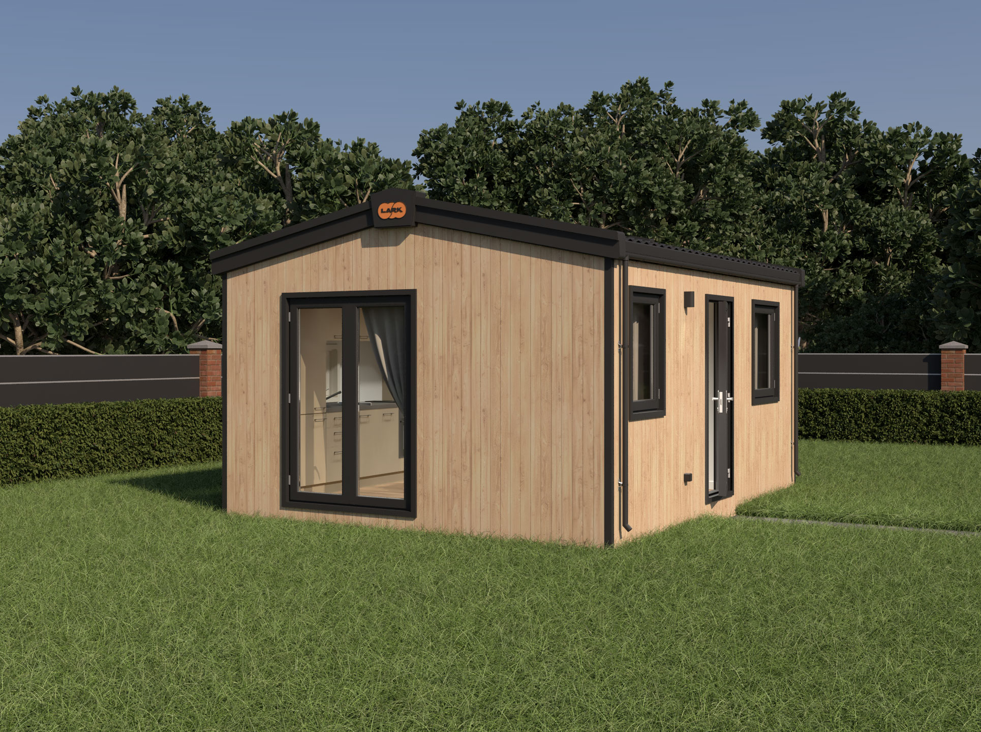 Hausmodell Small Pod in frontaler Außenansicht